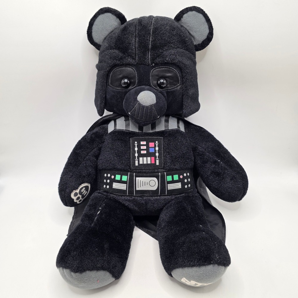 Build-A-Bear Star Wars Darth Vader Plush Sith Lord Cape Helmet Stuffed Animal